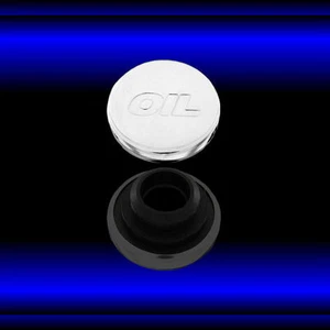 Cubierta de válvula tapa de aceite para SB y BB Mopar 318 340 360 361 383 440 cromo estampado - Imagen 1 de 1