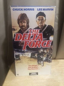 The Delta Force VHS (1986) Media Cannon — Chuck Norris Lee Marvin (88-78) - Picture 1 of 4