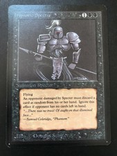 Hypnotic Specter - Beta - MTG TCG - PSA Gradable - NM