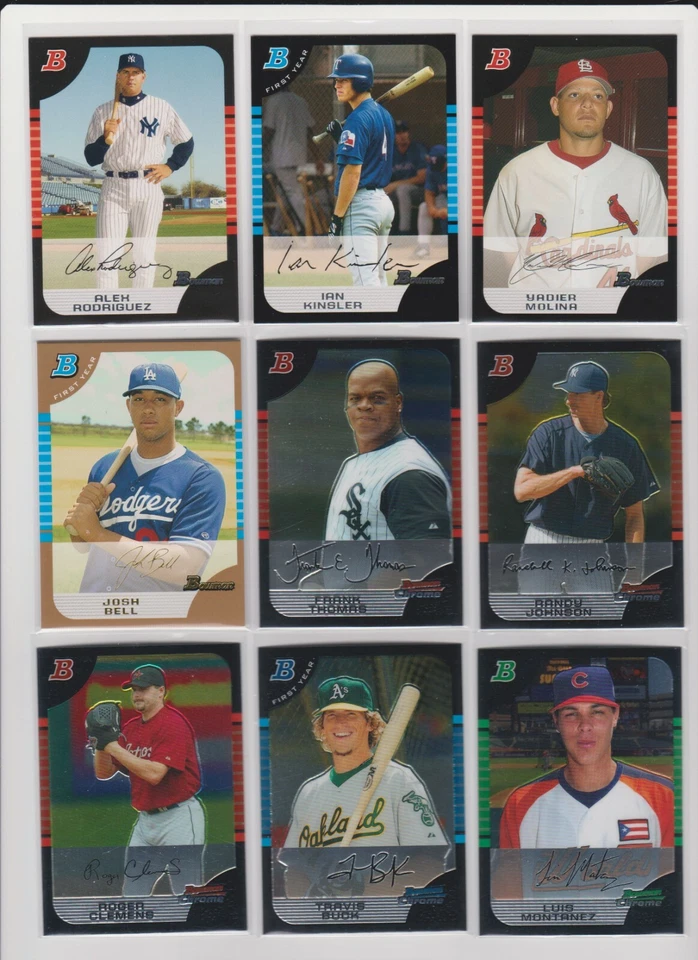 2005 Bowman Baseball NM you pick base stars RC rookie insert Chrome Draft HOFer - Image 1 of 1