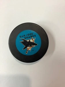 Sam Jose Sharks NHL GT SLUG OFFICIAL GAME PUCK JOHN A. ZIEGLER TRENCH VINTAGE - Picture 1 of 2