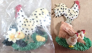 Imanes de pollo Young's Collectibles, nuevos (juego de 2 imanes) - Imagen 1 de 3