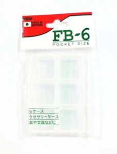 Meiho FB-6 Akiokun Parts Case (85 x 62 x 14 mm) Clear (0912) - Picture 1 of 4