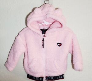 Tommy Hilfiger Sherpa Jacket Rose Shadow Size 2T NWT