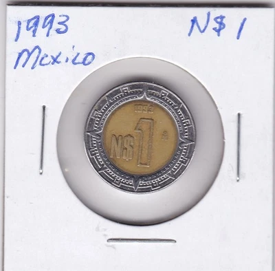 México 1993 1 peso Foto 1 de 4