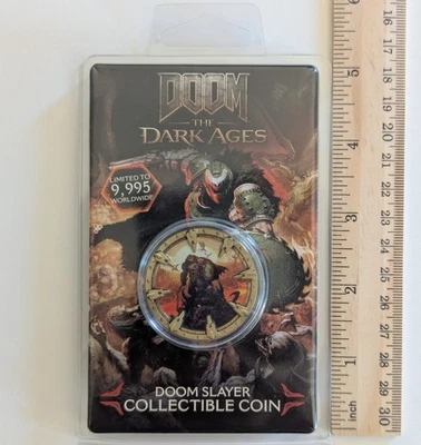BETHESDA DOOM: The Dark Ages Slayer Collectible Coin Figure Limited Edition Numbered