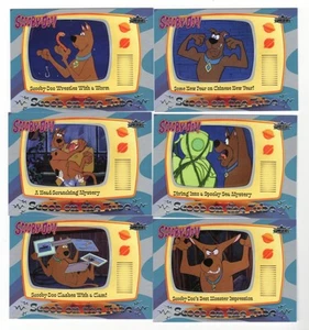 (6) 2025 Fleer Scooby-Doo Scoob on the Tube Insert Trading Card Lot - Imagen 1 de 1