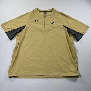 Under Armour South Florida Bulls Men's XL Short Sleeve Windbreaker Jacket Vented - Picture 1 of 12