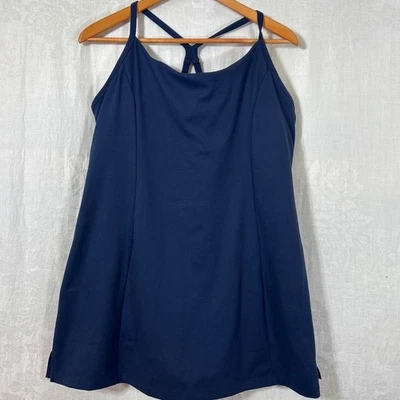 РОЗОВЫЙ Victoria's Secret Детский комбинезон XXL темно-синий платье активного выступления - Изображение 1 из 4