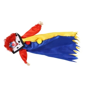Halloween Clown Doll Spaventoso Eietante Clown Doll Decorazione Appeso Clown Doll - Foto 1 di 28
