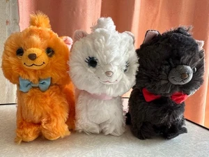 Toulouse The Aristocats Plush Disney Animals cat Disney Store set of 3 Used - Picture 1 of 5