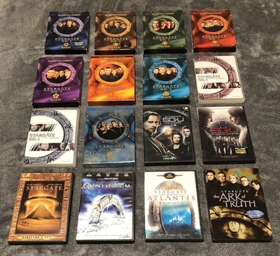Stargate SG-1 Complete Series Seasons 1-10 DVD + SGU Universe + 4 BONUS MOVIES Foto 1 de 4