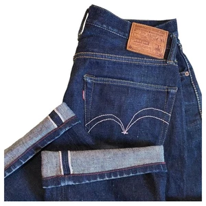 Rare Limited SAMURAI JEANS S5000DS Indigo Selvedge Denim W34 Japan F/S - Bild 1 von 16