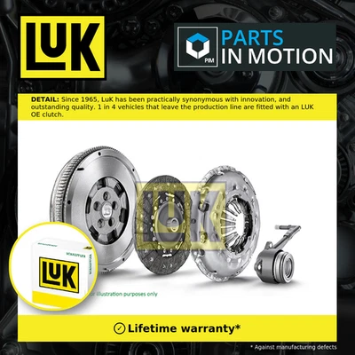 Dual Mass Flywheel DMF Kit with Clutch fits VW GOLF 2.0D 03 to 13 LuK VOLKSWAGEN - Image 1 of 4