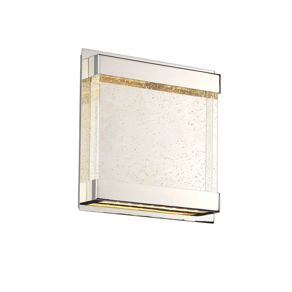 Мифическое квадратное светодиодное настенное бра dweLED 3000K полированный никель - Изображение 1 из 4