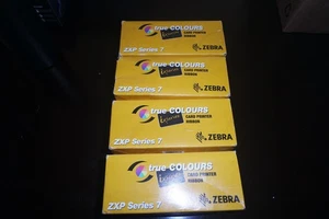 Zebra True Colours 800077-740 YMCKO ZXP Series 7 Color Ribbon (4 Boxes) - Picture 1 of 17