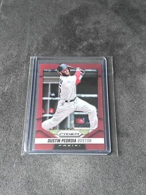 Dustin Pedroia 2014 Panini Prizm Red Prizm 13/25 - Image 1 of 2