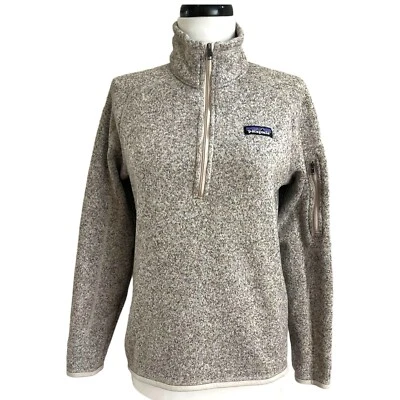 Patagonia Better Suéter Pullover Mujer S 1/4 Cremallera Polar Chaqueta Cabincore  Foto 1 de 4
