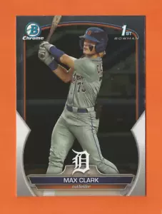 Bowman Draft 2023 cromo primer Max Clark #BDC-76 Detroit Tigers C - Imagen 1 de 2