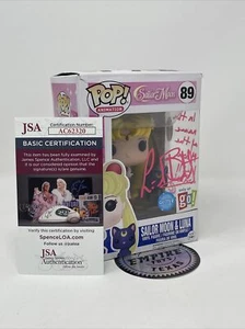 Sailor Moon w/ Luna #89 SIGNED BY LINDA BALLANTYNE Funko Pop! FREE HARDSTACK - Picture 1 of 7