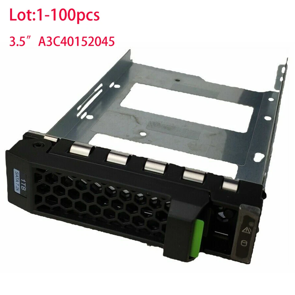 Lot Fujitsu RX1330 RX2530 RX2540 3.5" LFF Hot Swap HDD Tray Caddy A3C40152045 - Image 1 of 4