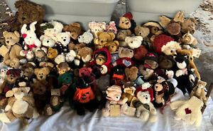 HUGE Lot of 50 Plush BOYDS BEARS Retired & Vintage Teddy Bears Most with Tags