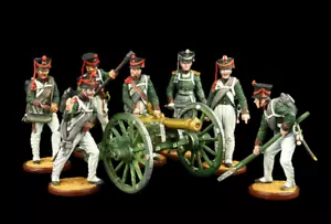 Soldado de hojalata tripulación de artillería rusa coleccionable, 1812 - Imagen 1 de 16