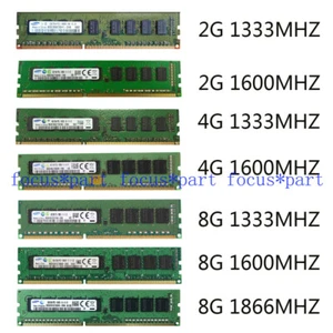 4GB 8GB DDR3 1333MHZ 1600/1866Mhz PC3 10600E 12800E 14900E ECC Memory UDIMM lot - Picture 1 of 13