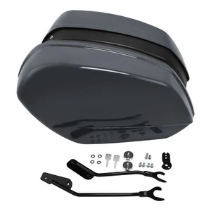 Saddlebags Fit For Harley Softail Low Rider FXLRST 22-24 FXLRS 20+ Gunship Gray - Picture 1 of 11