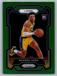 Maxwell Lewis Green Prizm Rookie Lakers 2023-24 Panini Prizm Basketball - Picture 1 of 2