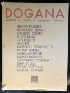 Dogana Raccolta di scritti e litografie con Baselitz Dine Hopper Paladino Scully - Bild 1 von 9