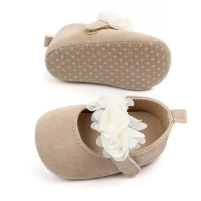 Bebé Recién Nacido Suela Antideslizante Tenis Cuna Zapatos Prewalker Niño Niña Cochecito Suave Foto 1 de 4