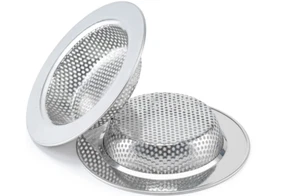 2Pcs Sink Strainer for Most Kitchen Sink Drain Basket Upgraded Double Layer Safe - Picture 1 of 1