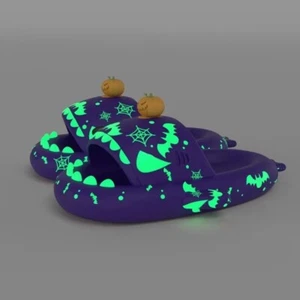 Divertidas Zapatillas Tiburón Luminosas Toboganes Hogar Chanclas Exterior Zapatos Antideslizantes Suaves - Imagen 1 de 204