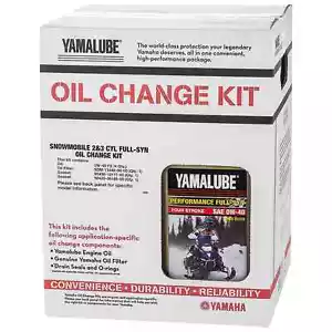YAMAHA 2&3 Cylinder Snowmobile Full-Synthetic Oil Change Kit LUB-SMBCG-KT-06 - Picture 1 of 1