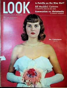 Look Magazine January 20 1948 Bill Mauldin Edgar Degas Virginia Leigh Hockey - Bild 1 von 3