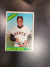 1966 Topps Willie Mays Card 1