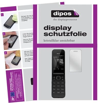 5x Protector de Pantalla para Nokia 2720 Protección Abatible Cristal Transparente Dipos Foto 1 de 4