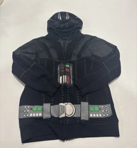 Star Wars Darth Vader Zip Up Sweatshirt Hoodie Size Medium Boys - Picture 1 of 6