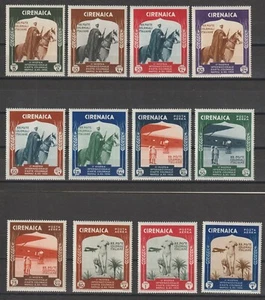 LIBYA/CYRENAICA 1934 SG 114/125 MNH - Picture 1 of 2