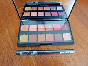 SLEEK MAKE UP DUO I-DIVINE Eyeshadow Palette Royal Flush + Fierce Felt Liner Blk - Picture 1 of 9