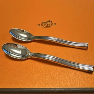 Cuchara de café Hermes Ondo Wave plateada usada Daniel como nueva - Imagen 1 de 10