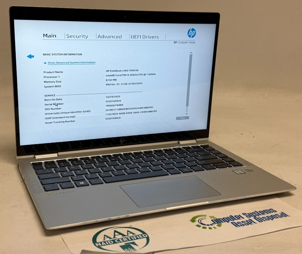 HP Intel Core i5 8th Gen. 8 GB RAM PC Laptops & Netbooks for sale