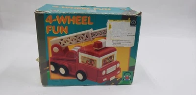 Discovery Toys 4 ruedas divertido vintage 1990 juego de 15 piezas construir varios vehículos Foto 1 de 4