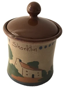 Recuerdo de olla y tapa Studio Pottery Preserve Of Shanklin 'do Have Some' - Imagen 1 de 11