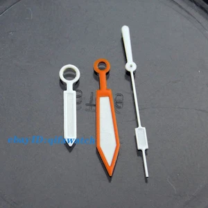 P596 Miyota 8205 8215 821A Movimiento Kit Reloj Pulsera Naranja Luminoso Reloj Manos - Imagen 1 de 1