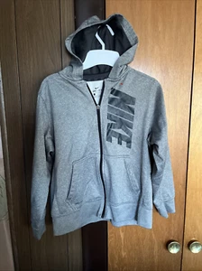 NIKE DRI FIT HOODY FULL ZIPPER UP SIZE YOUTH LARGE PRE OWNED - Picture 1 of 5