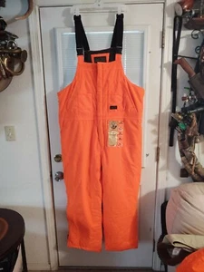 Liberty Sportsman Hunting Shooting Orange Blaze Insulated Overall Bib XL/R - Picture 1 of 8