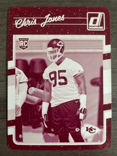 2016 Panini Plates & Patches Donruss Chris Jones RC Magenta Printing Plate 1/1
