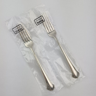 Set Of 2 Towle Chippendale 1937 Sterling Silver 7 3/8  Dinner Fork NOS • 121.57$
